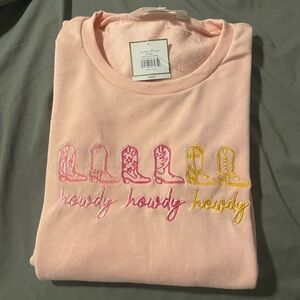 HOWDY COWGIRL SWEATSHIRT